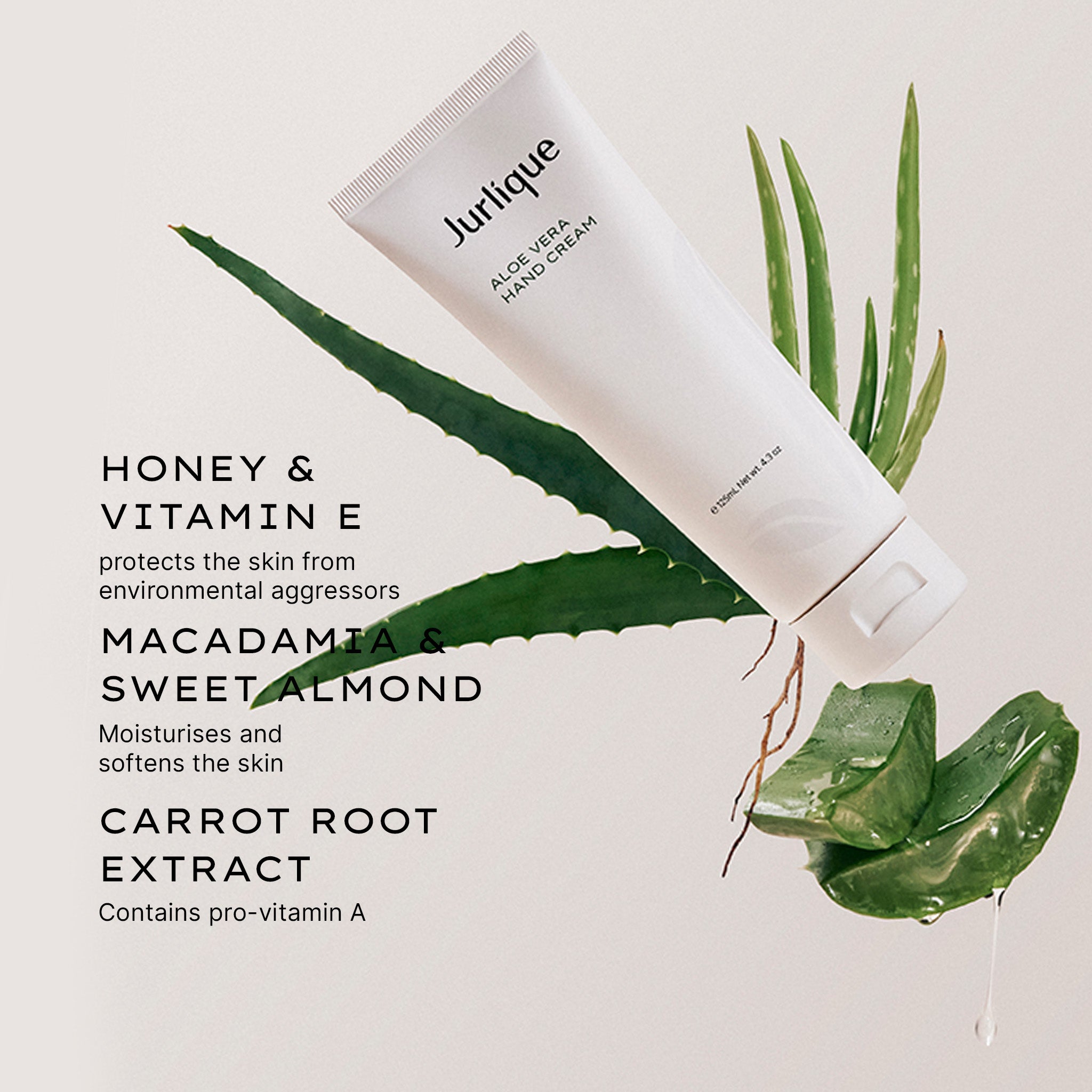 99% natural origin ingredients* | Aloe Vera Hand Cream – Jurlique US